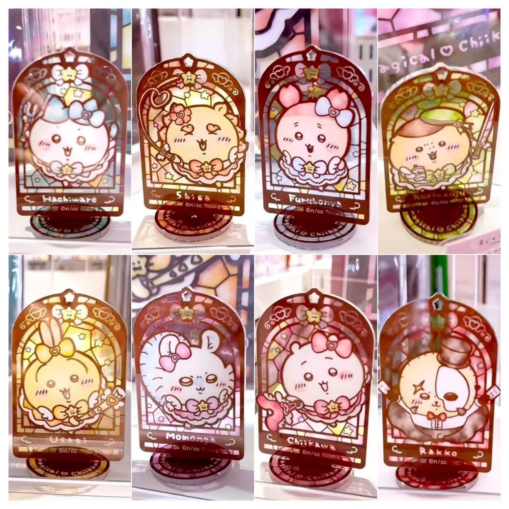 Supply Event - 新作「ちいかわ」アクリル製デスクオーナメント - かわいらしいデコレーション用キャラクター玩具コレクション。2026年の誕生日プレゼントに最適。