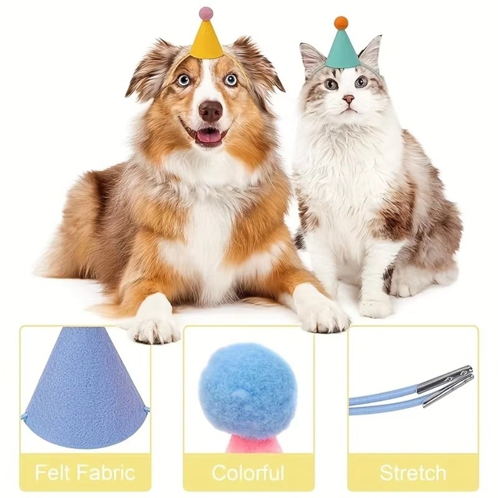 新6個セット ミニパーティーハット 軽量カラフルコーンハット - Party Hat Cone のレビューと価格