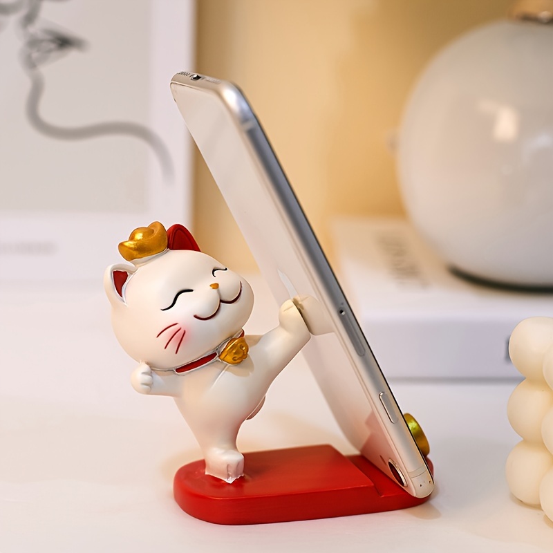 招き猫オフィスキュートキャットスタンド携帯電話タブレットホル - Event Support のレビューと価格